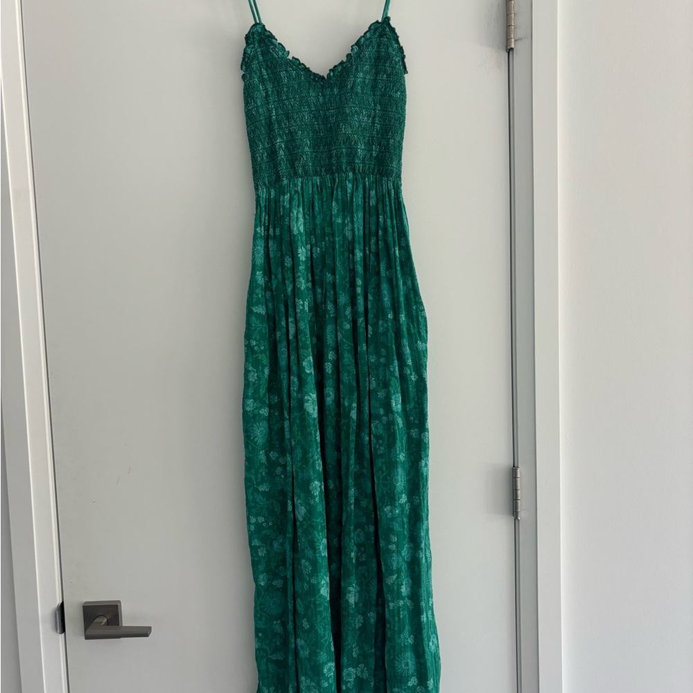 Free People Teal Maxi Dress